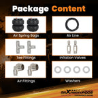 Pair of Air Springs Suspension Bags for Make Model