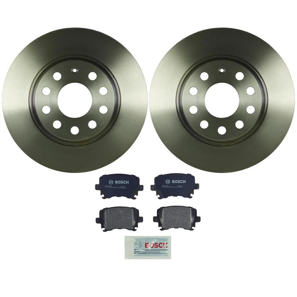 Disc Brake Pad and Rotor Kit Rear 286mm for Volkswagen