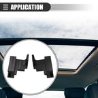 Sunroof Track Repair Kit for Ford Edge (2007–2014) - Aluminum Alloy Black