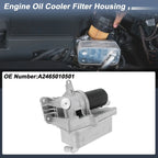Engine Oil Filter Housing for Mercedes-Benz A220 A250 L4 2.0L (2019-2023)