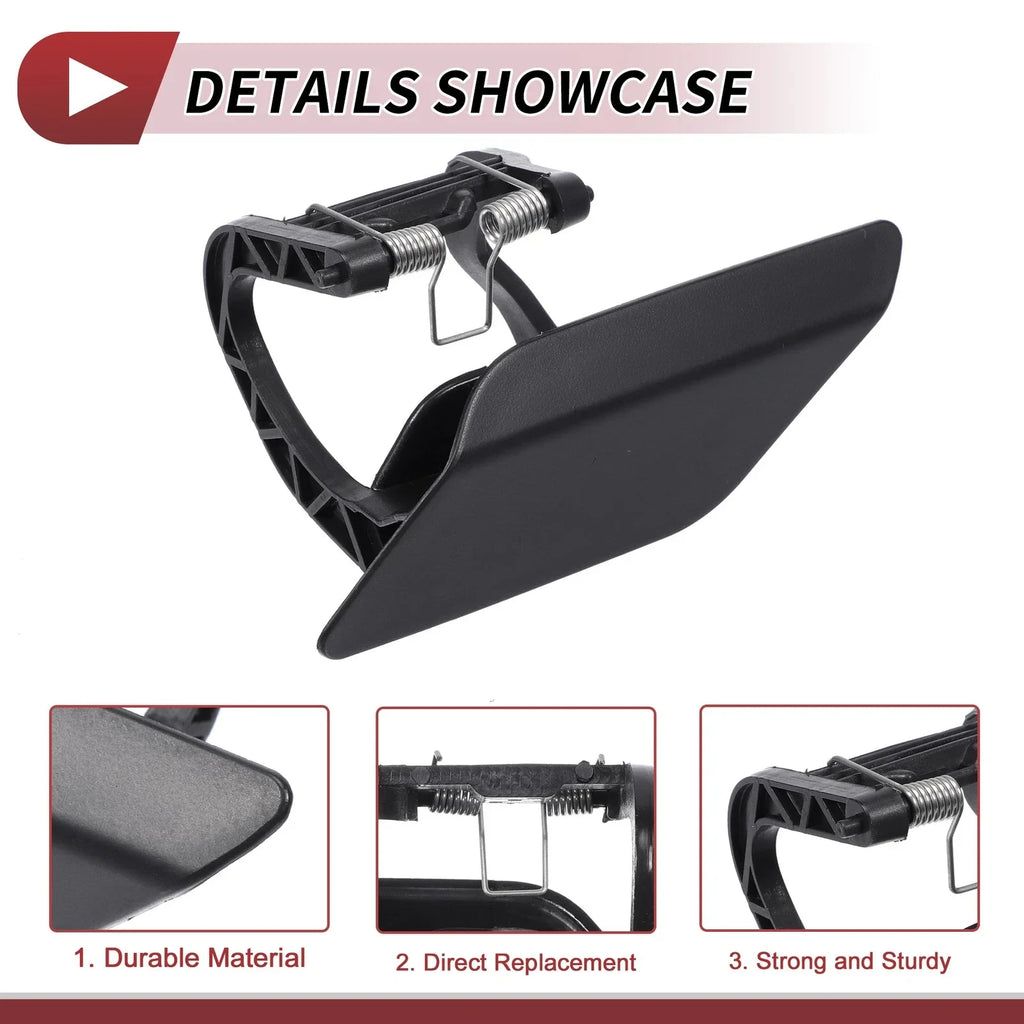 Front Left Bumper Headlight Washer Nozzle Cover for Mercedes-Benz E250 (2010-2016)