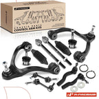 Set of 12 Front Control Arm Ball Joint Tie Rod End Links for Ford Lincoln