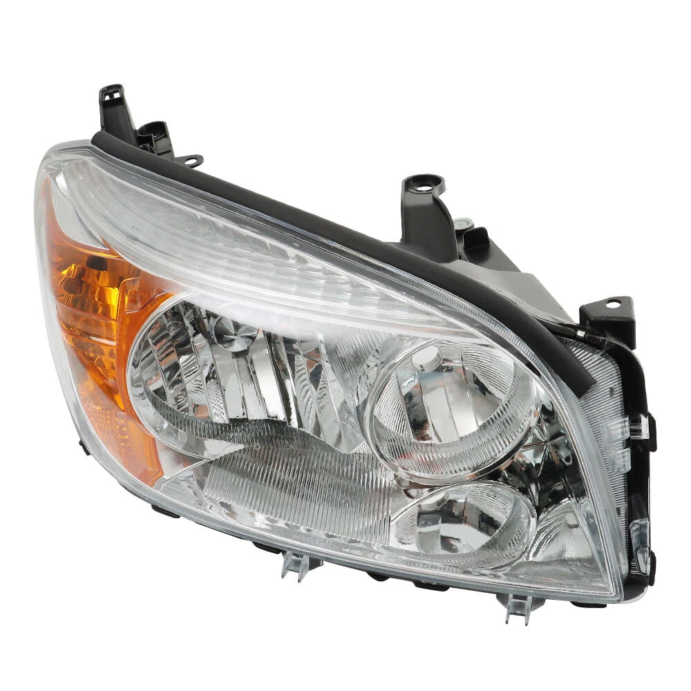 Chrome Set of 2 Headlight Headlamps for Toyota RAV4 (2006–2008)