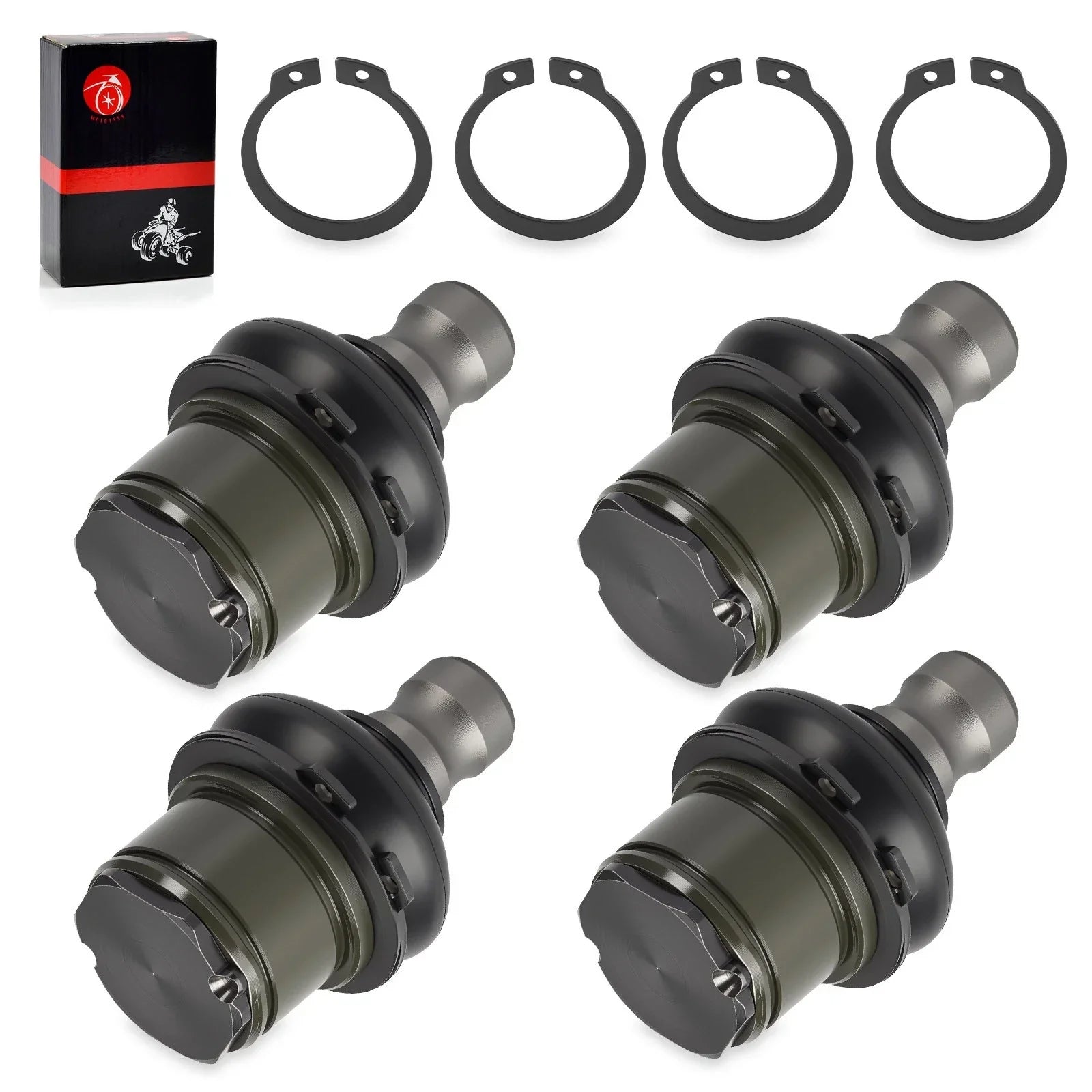 4xUpper/Lower Ball Joint Set for Arctic Cat 500/550/570/650/700/1000 (2000–2010)