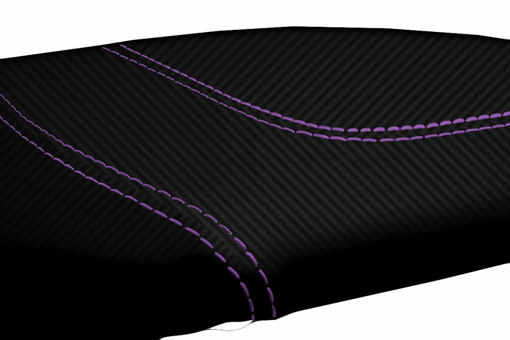 Console Lid Armrest Cover for Ford F150 Lariat (1997–2003) Carbon Fiber