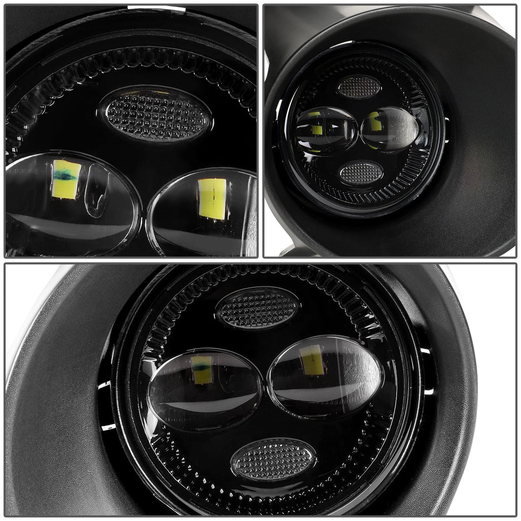 LED Projector Fog Lights with Bezel & Switch for Ford F150, Lincoln Mark LT (2005–2008)