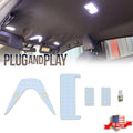 5X White LED Interior Dome Map Reading Light Kit for Toyota C-HR (2016–2026)
