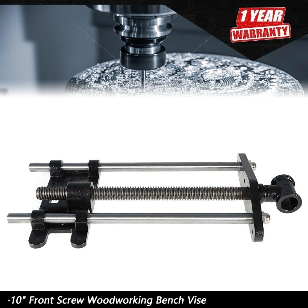10" Wood Bench Vise for Woodworking (Cast Iron)