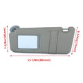 Sun Visor Pair for Toyota Camry (2007–2011) Gray Left & Right with Sunroof