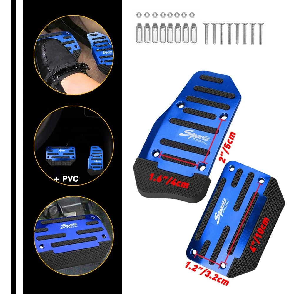 Non Slip Gas Brake Foot Pedal Pad Cover for Universal Vehicles (2010–2023)