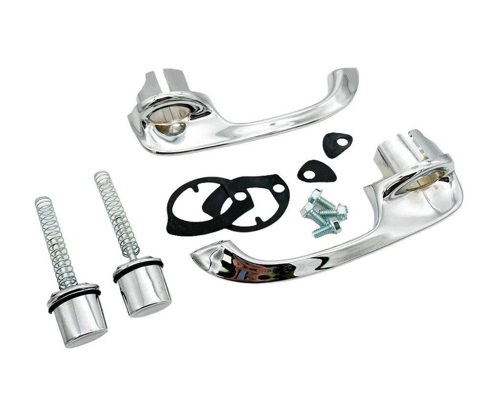 Exterior Door Handle Chrome Pair Replacement for 1965–1968 Chevy Impala