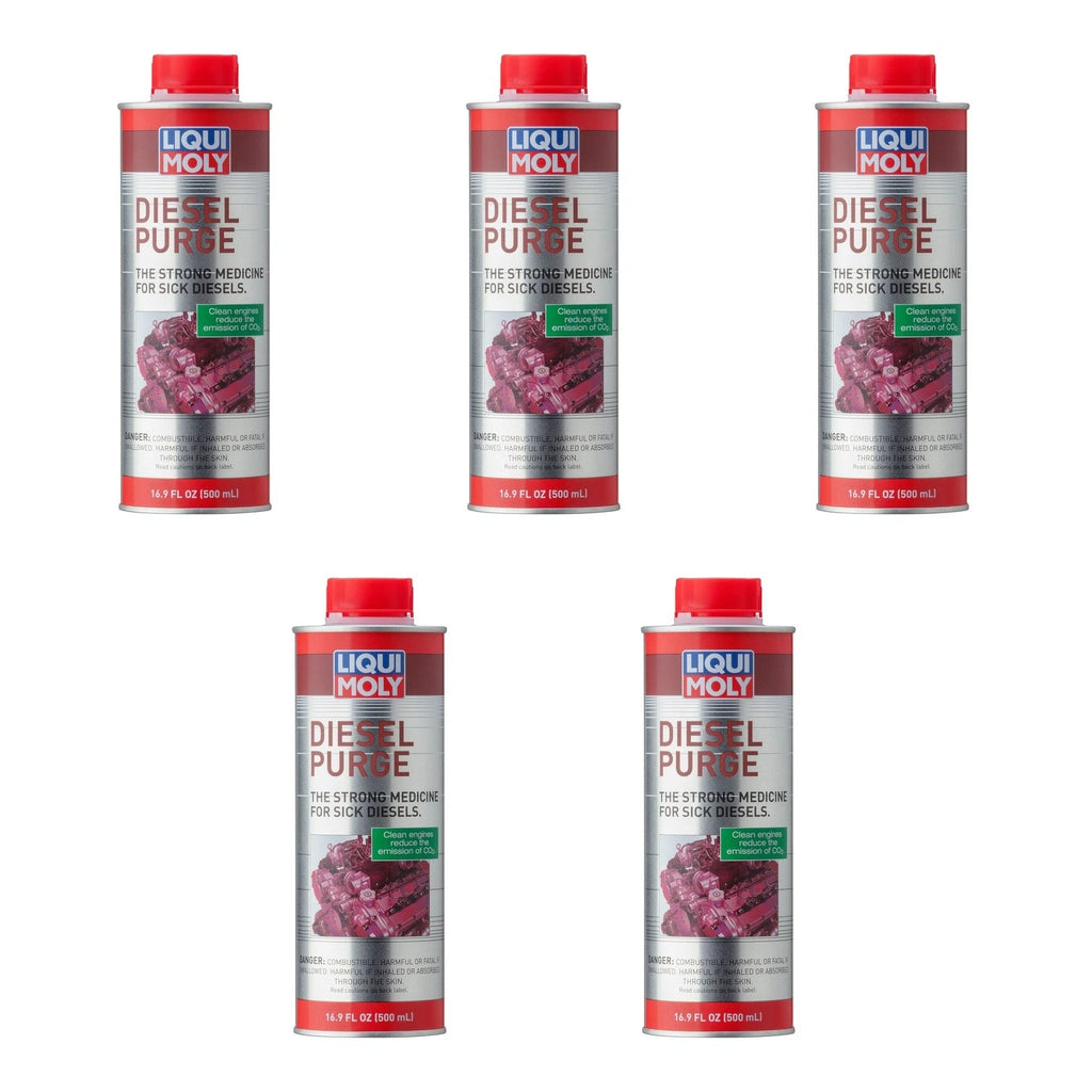 Set of 5 Liqui Moly Diesel Purge Fuel Additive (2500ml)