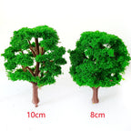 10Pcs Micro Trees for Model Train Railway Layout HO Scale