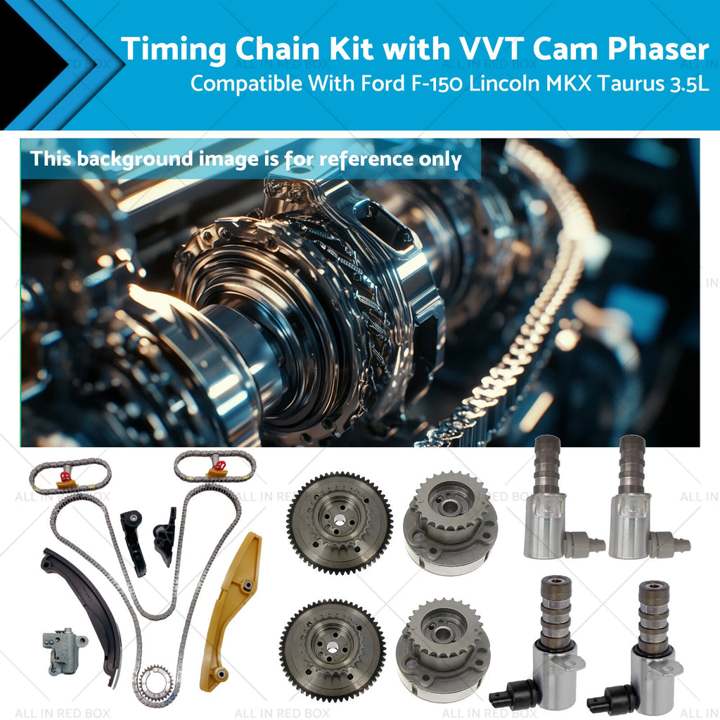 Timing Chain Kit with VVT Cam Phaser for Ford F-150, Lincoln MKX, Taurus