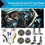 Timing Chain Kit with VVT Cam Phaser for Ford F-150, Lincoln MKX, Taurus