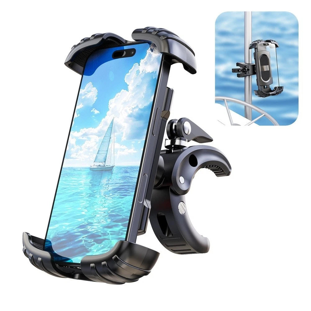 Phone Holder for Kayak Sailboat Yacht Fishing Boats with Non-Slip Arms