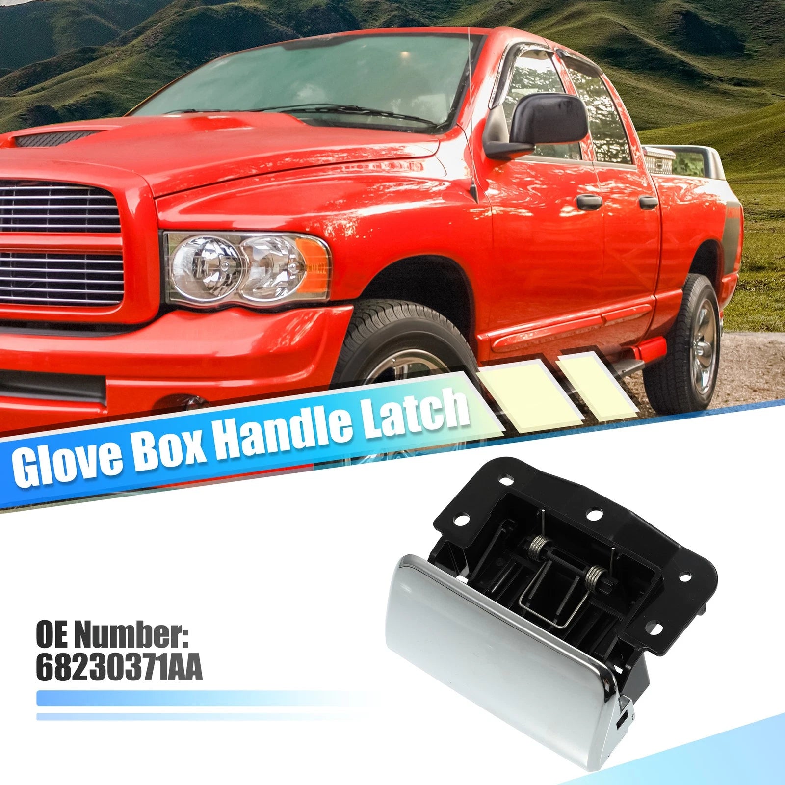 Center Console Lid Latch for Dodge Ram 1500 2500 3500 4500 5500 (68230371AA)