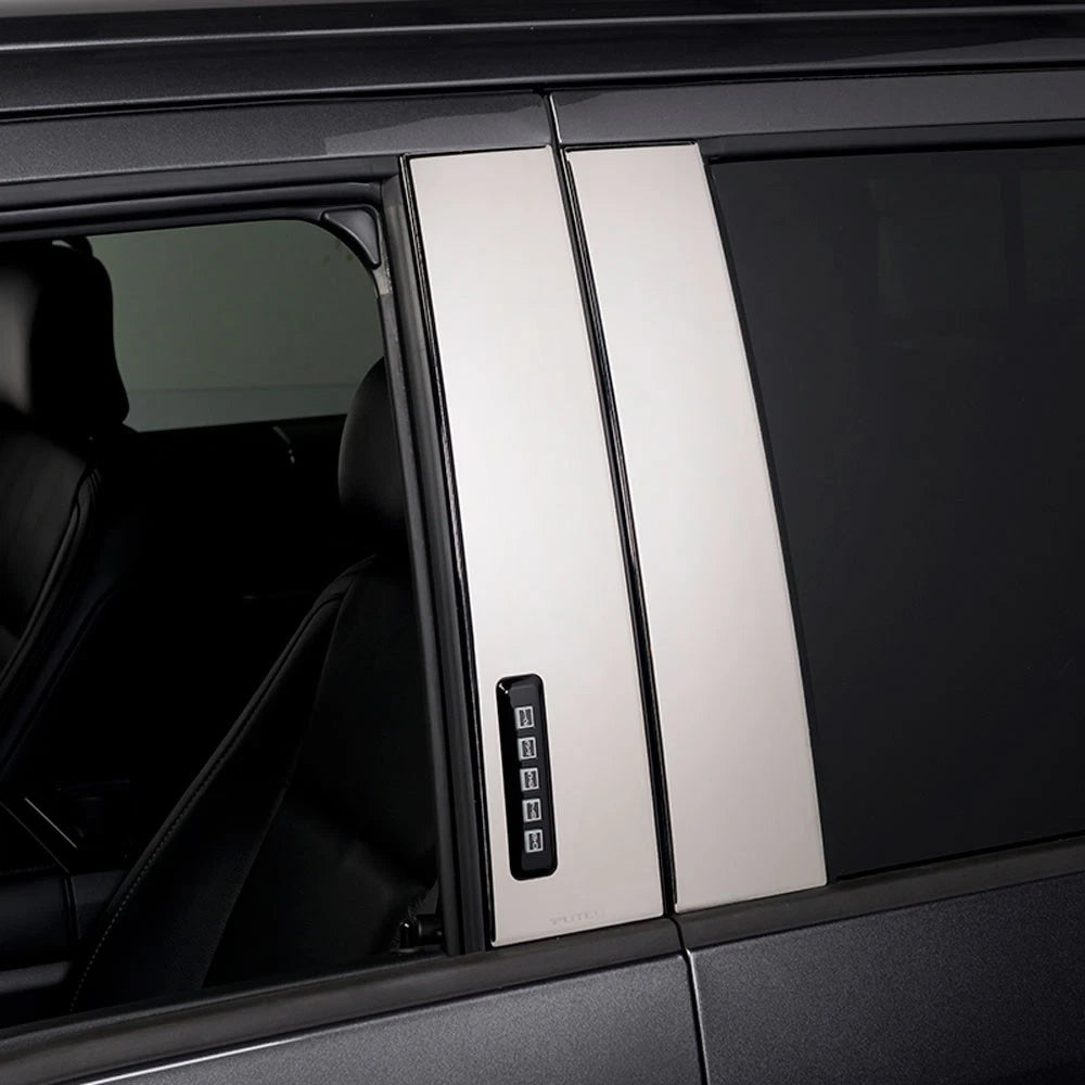 Putco Steel Pillar Post Covers for 2015–2018 Ford F150 SuperCab Crew Cab with Keypad