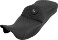 SADDLEMEN Extended Reach RoadSofa Seat for Motorcycle (w/o Backrest)