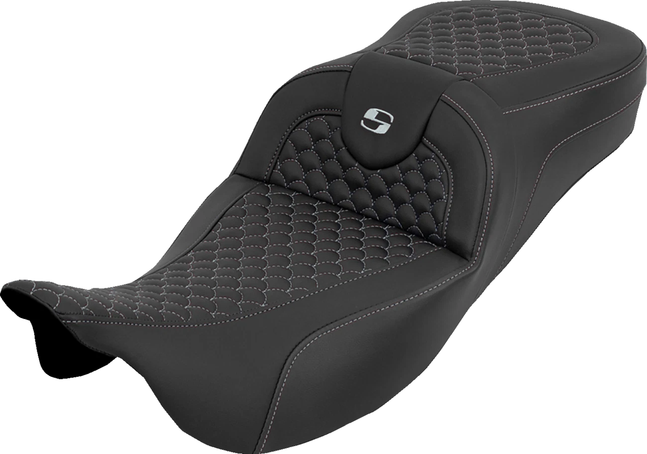 SADDLEMEN Extended Reach RoadSofa Seat for Motorcycle (w/o Backrest)