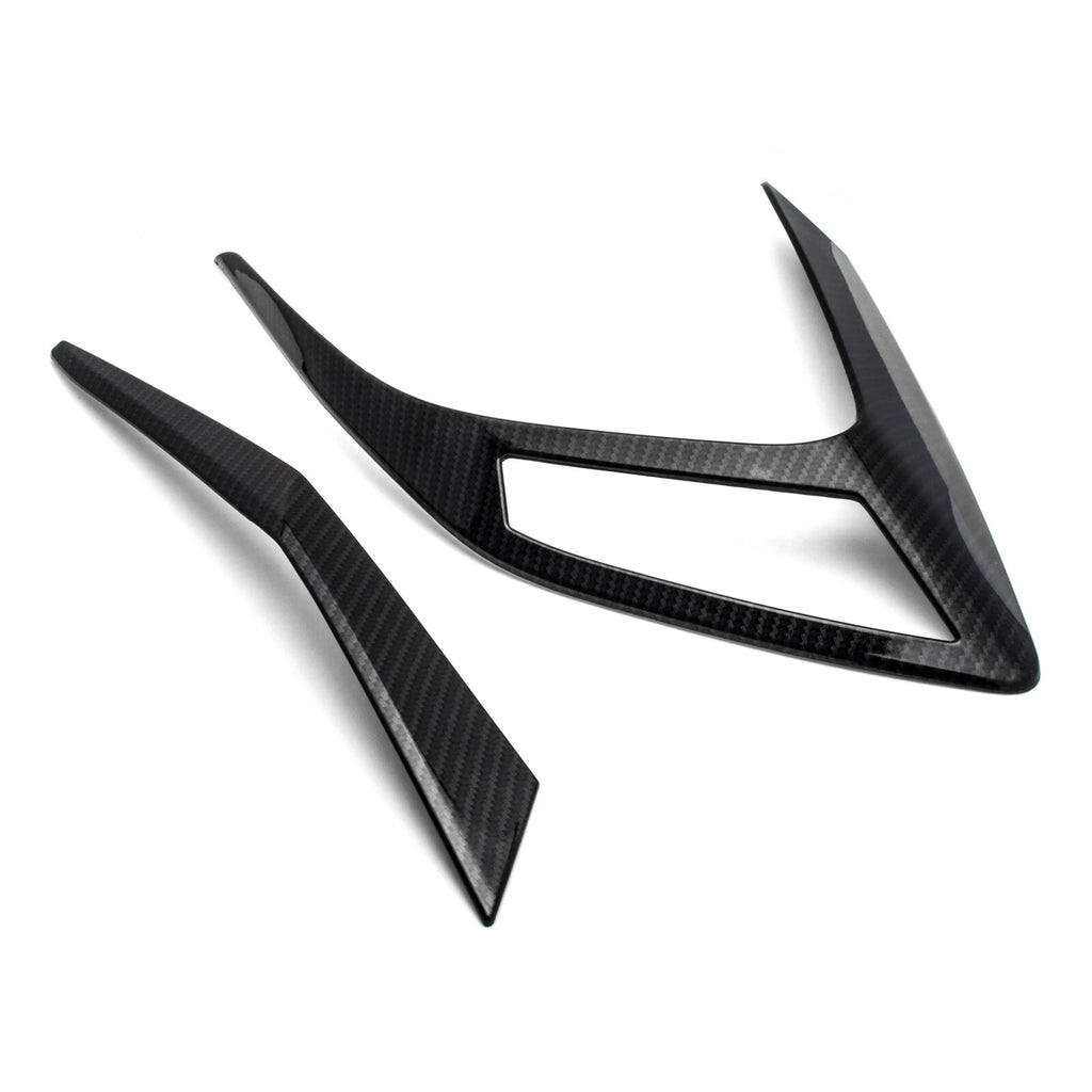 Carbon Fiber Rear Lamp Tail Light Panel Bezel for Honda Civic 2016-2021