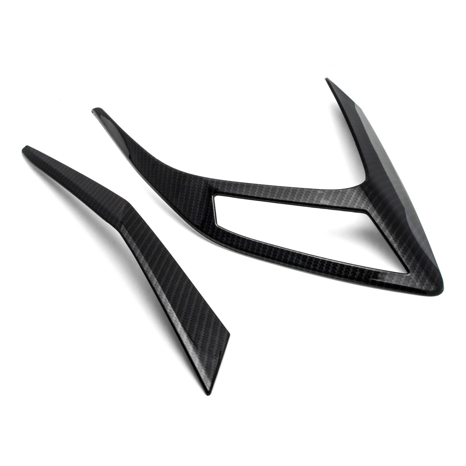 Carbon Fiber Rear Lamp Tail Light Panel Bezel for Honda Civic 2016-2021