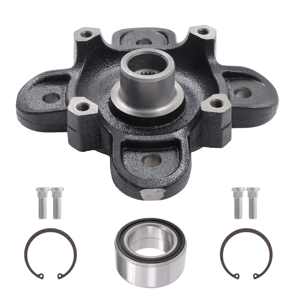Front Wheel Hub with Bearing Stud Kit for Polaris Ranger 900/XP 900/Crew (2013–2019)