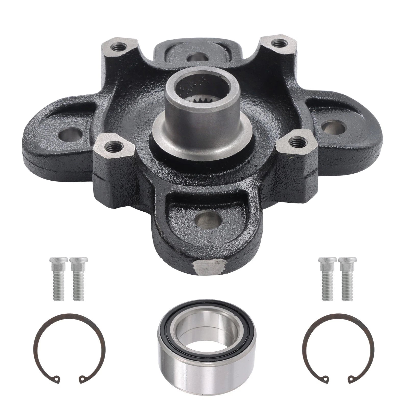 Front Wheel Hub with Bearing Stud Kit for Polaris Ranger 900/XP 900/Crew (2013–2019)