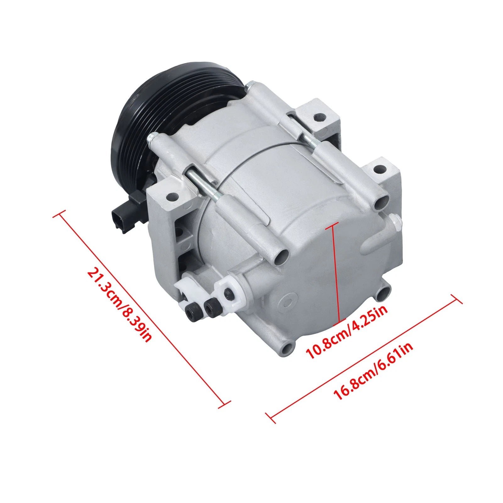 A/C Compressor for Ford E-150 E-250 E-350 E-450 Super Duty (2007-2019)