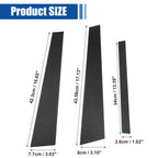 Gloss Carbon Pattern Door Window Pillar Post Cover Trim for BMW 5 Series E60