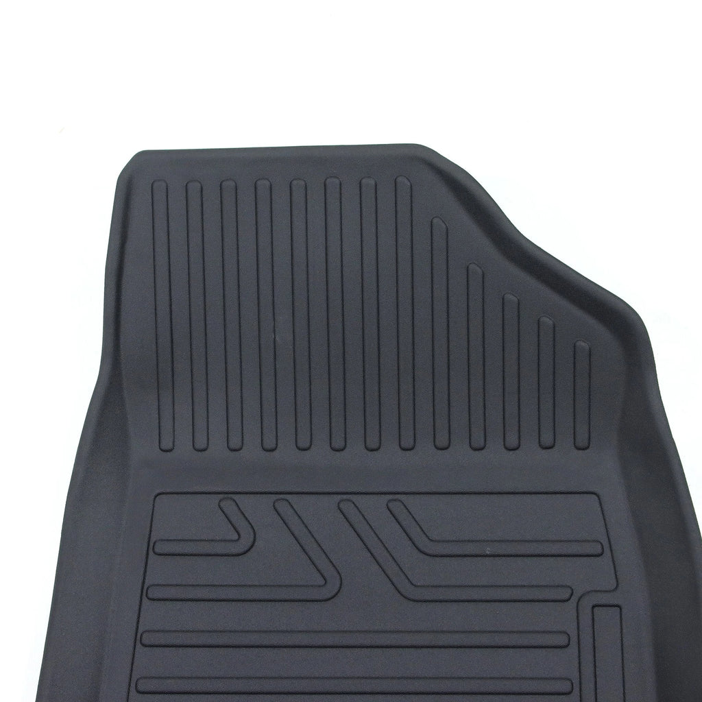 Set of 3 TPE Rubber All Weather Floor Mats for Hyundai Kona (2024–2026)