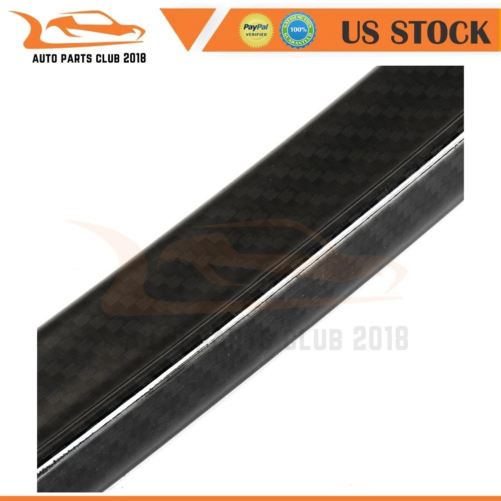 3D Carbon Fiber Rear Window Spoiler Trim for Toyota Corolla (2003–2006)