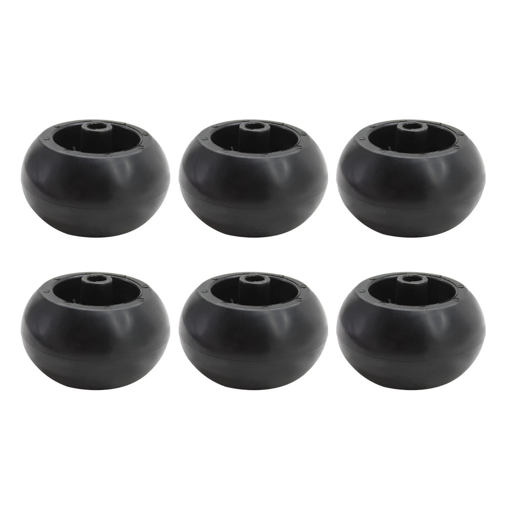 6Pk 5" Anti-Scalp Deck Wheel Kit for Exmark (Fits 103-3168, 103-4051, 103-7263, 109-9011)