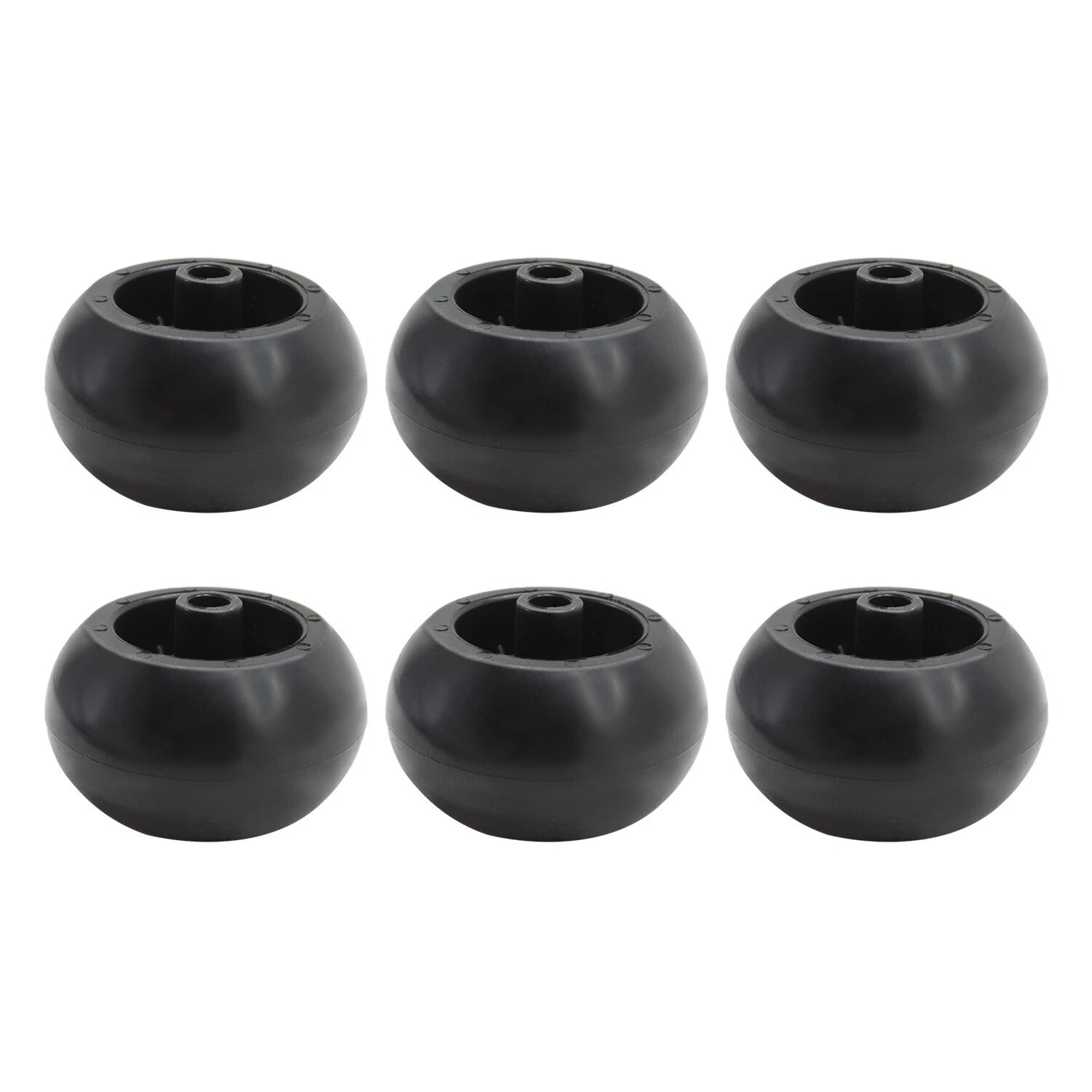 6Pk 5" Anti-Scalp Deck Wheel Kit for Exmark (Fits 103-3168, 103-4051, 103-7263, 109-9011)
