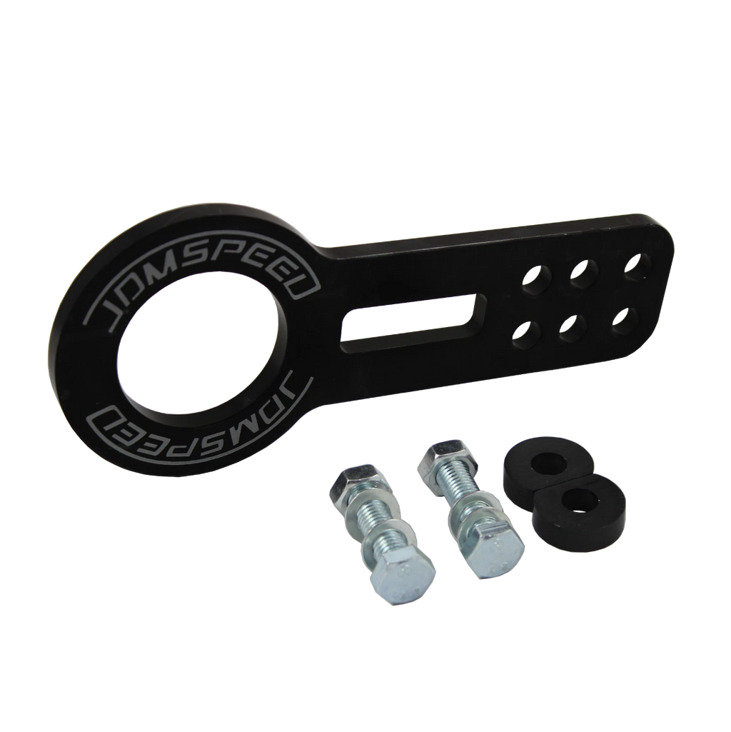 Tow Hook Kit for Make Model  - Black CNC Billet Aluminum