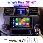 Apple CarPlay Android Auto BT Radio for Toyota Kluger (2007-2013)