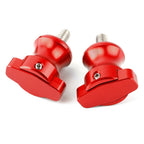 Swingarm Sliders for Honda CBR600RR (2003–2017) 8mm Red Pair