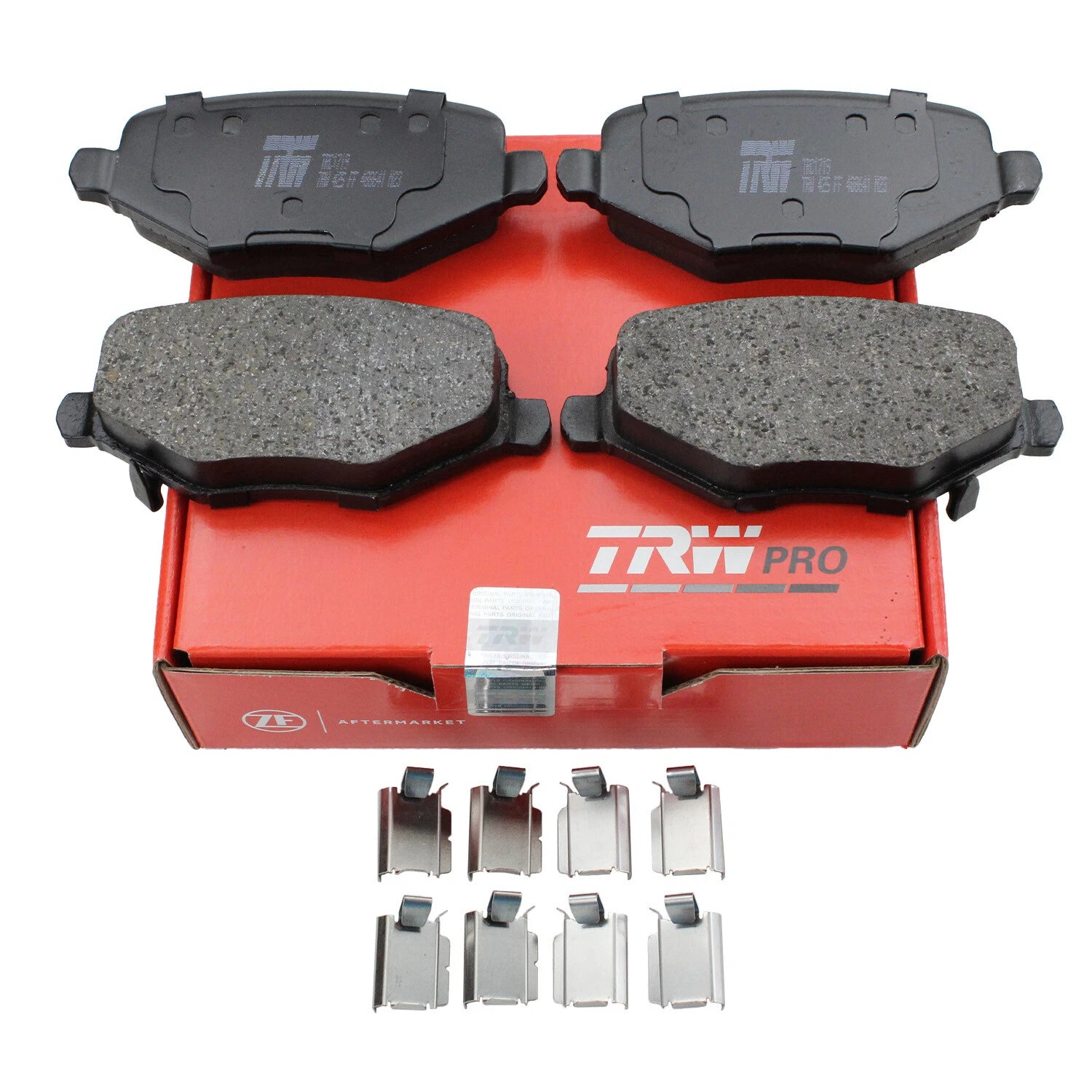 Set of 4 TRW Pro Rear Ceramic Brake Pads for Chrysler Dodge Journey Ram C/V VW Routan (2009–2020)