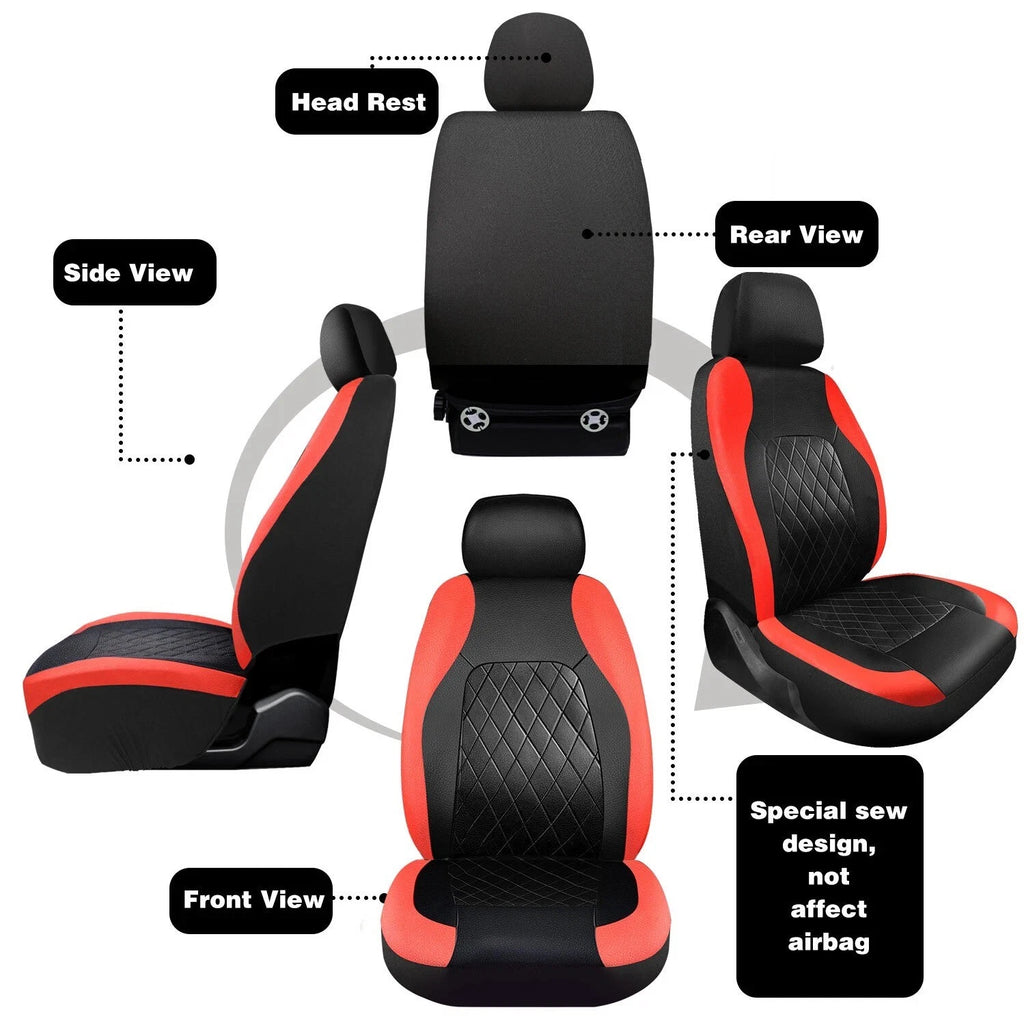 Full Set of Leather Seat Covers for Nissan (5-Seats)