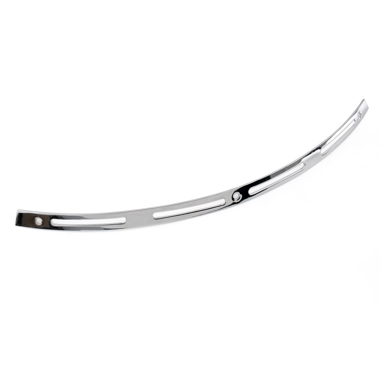 Chrome Slotted Batwing Windshield Trim for Harley Touring Electra Street Tri Glide