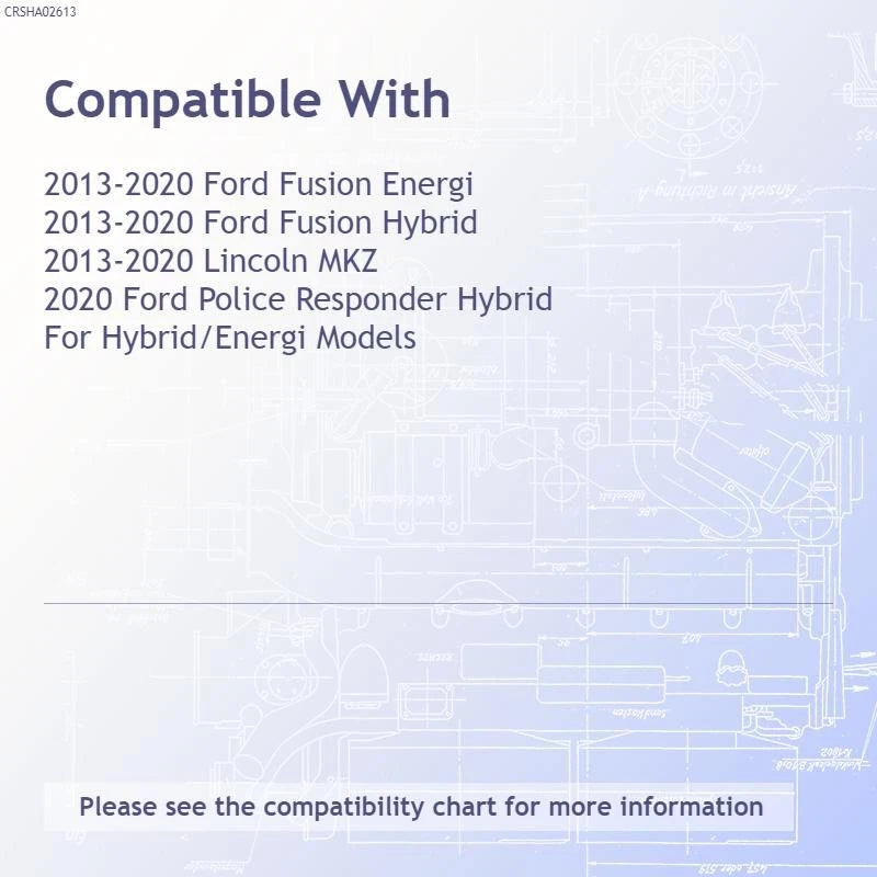 Replacement Radiator Fan Assembly for 2013–2020 Ford Fusion Energi