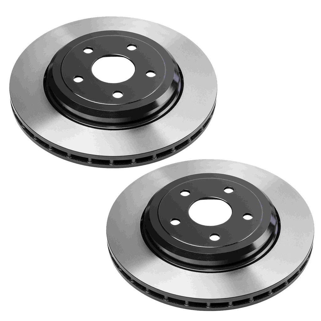 2X Rear E-Coated Disc Brake Rotors 350mm for Durango Grand Cherokee (2011–2020)