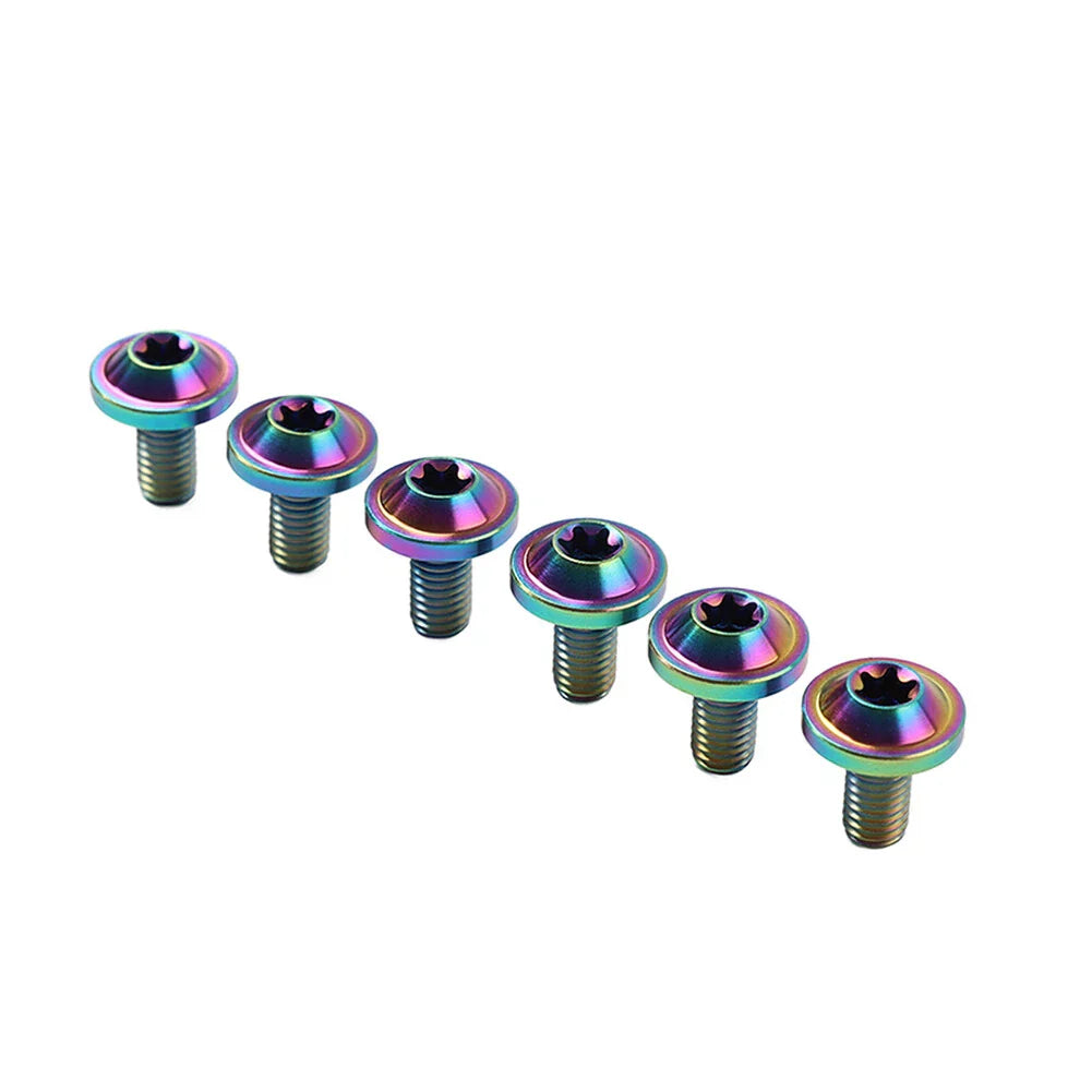 6 x M6x15mm Alloy Torx Head Screws for Motorcycle Bike