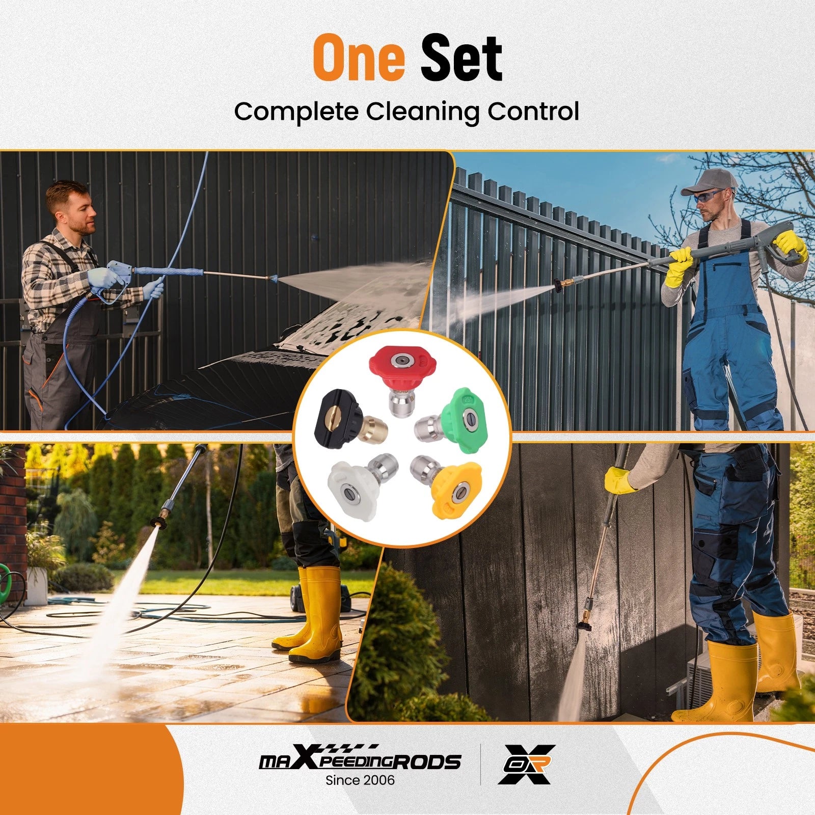 Foam Cannon Orifice Kit for Pressure Washers (3000-4000 PSI)