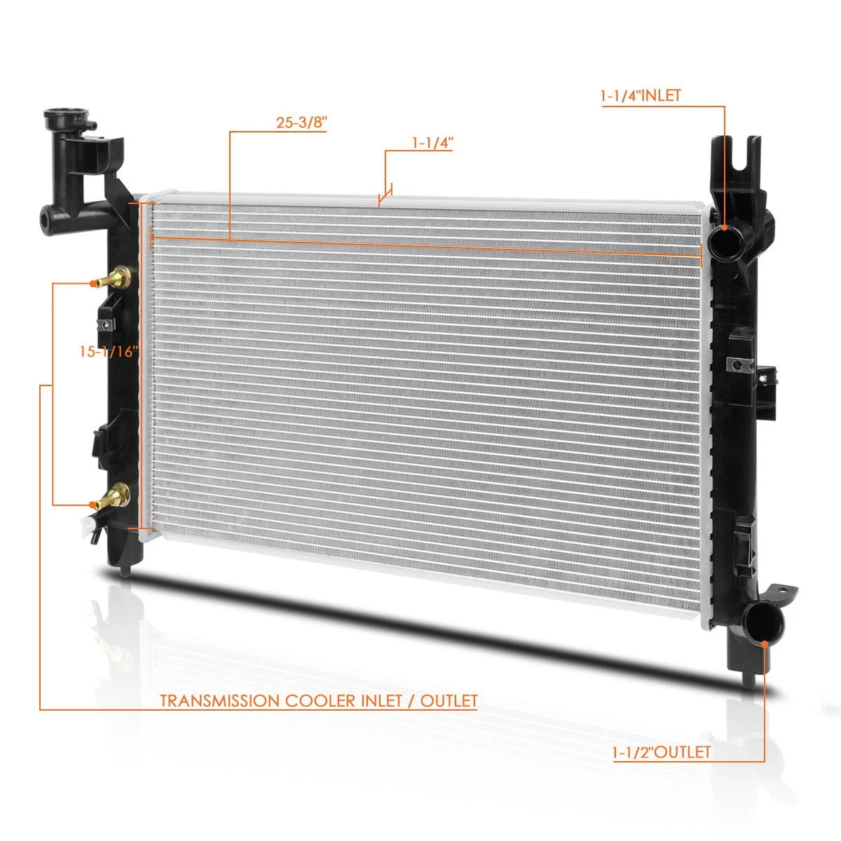 Aluminum Cooling Radiator for Chrysler Town & Country (1993–1995) DPI-1400