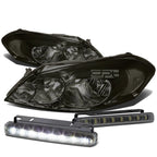Smoked Housing Tinted Headlight + Corner Signal + LED Fog Light Set for Impala (2006–2016)