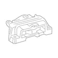Automatic Transmission Mount for Mercedes (2472405400)