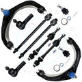 Set of 10 Control Arms and Tie Rod Ends for Dodge Ram 1500 