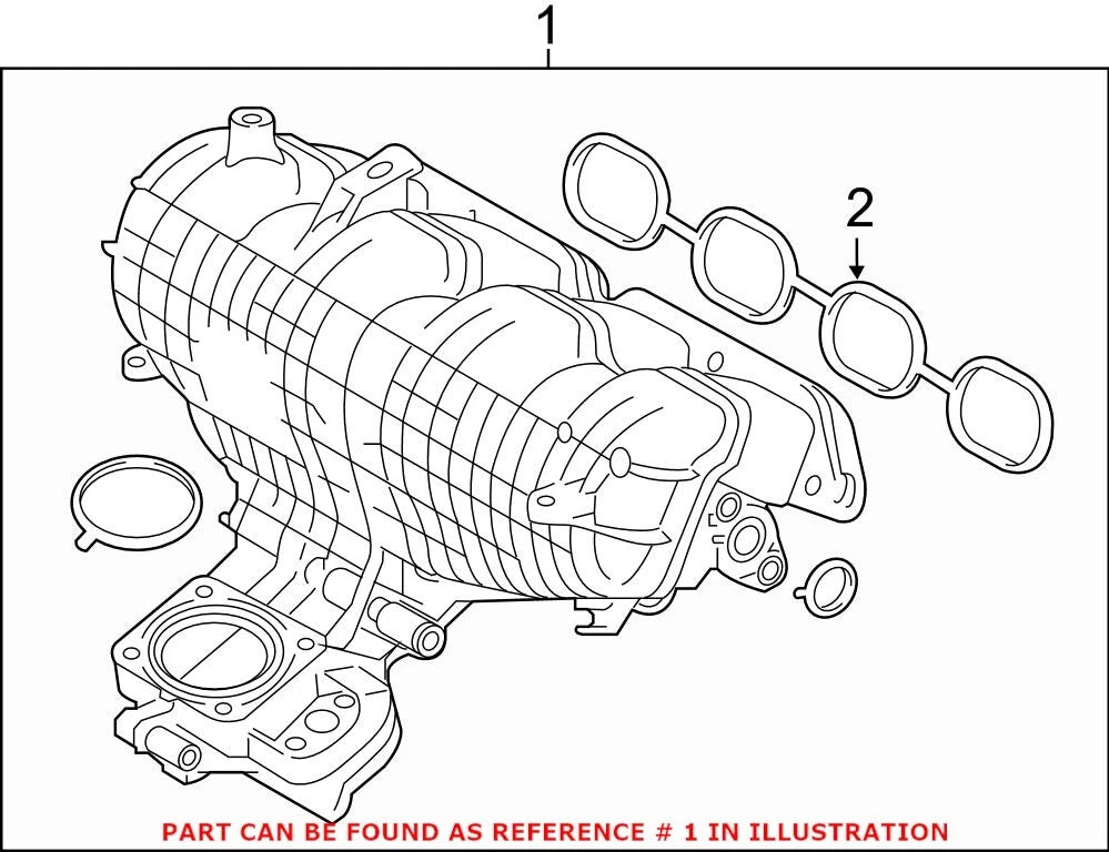 Genuine OEM Engine Intake Manifold for Lexus CT200h (2011–2017) 1712037054