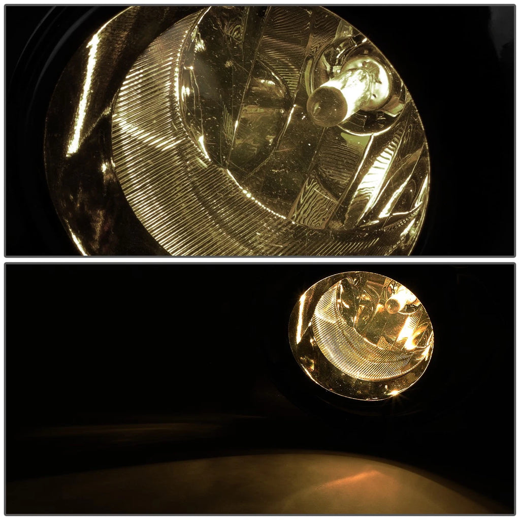 Pair of Fog Lights for Toyota Prius C (2015–2018) - Smoked Lens, Switch, Bezels